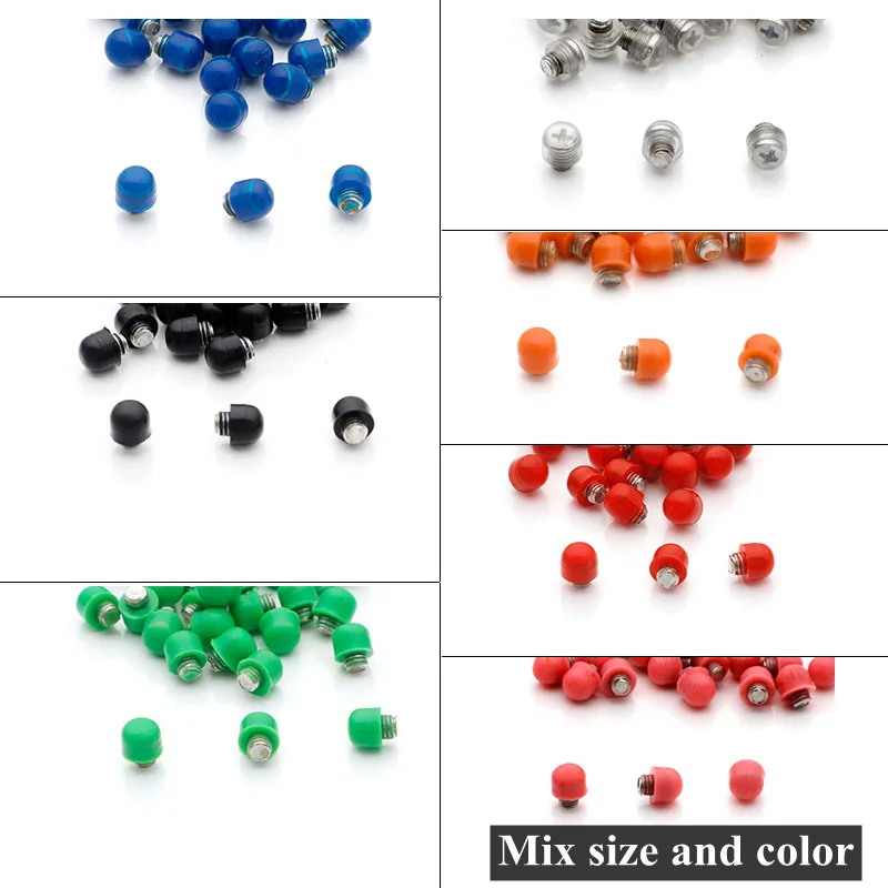 Mix Size M3.0/2.5mm Mufflers For Hair Scissor Repair Muti-Colors Silencer 100/700/1400 pcs/lot Professional Accessories