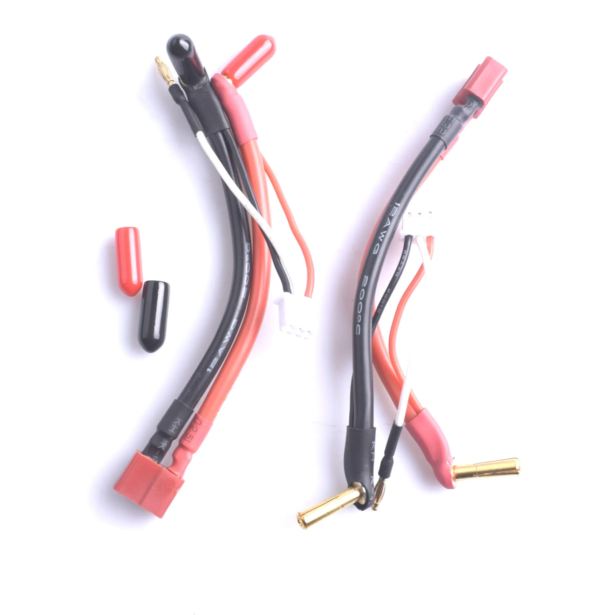 Hardcase Lipo жгут 2S JST XH баланс XT60 Tamiya Deans EC3 EC5HXT Traxxas штекер на 90 градусов 4,0 мм Цилиндрический разъем с крышкой