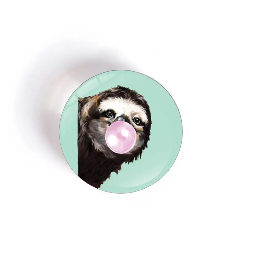 QIYUE милые забавные животные выдувающие пузыри магнитные Кристальные круглые