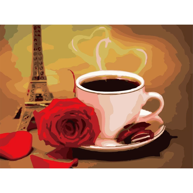 Набор для рисования по номерам на стену 40 х50 см | Дом и сад