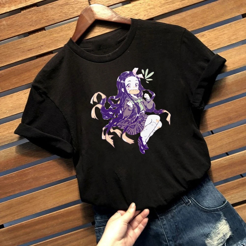 

Модная аниме футболка с круглым вырезом в стиле хип-хоп