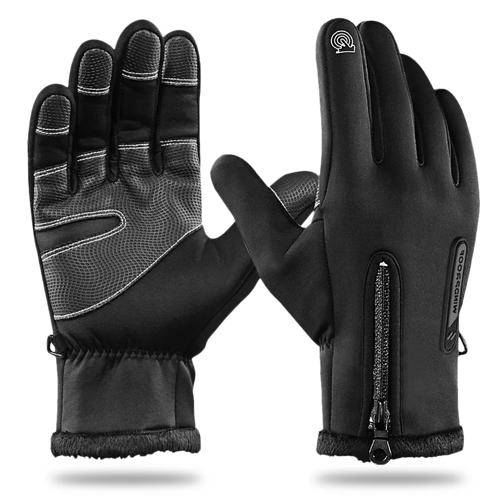 Winter Warm Touchscreen Cycling Gloves Windproof Full Finger Sports for Men Women Biking Hiking Motorcycling | Спорт и развлечения
