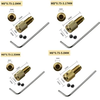 4pcs l shaped small wrench self tightening mini brass drill clamp chuck connecting rod m8 22 33 175mm power tools