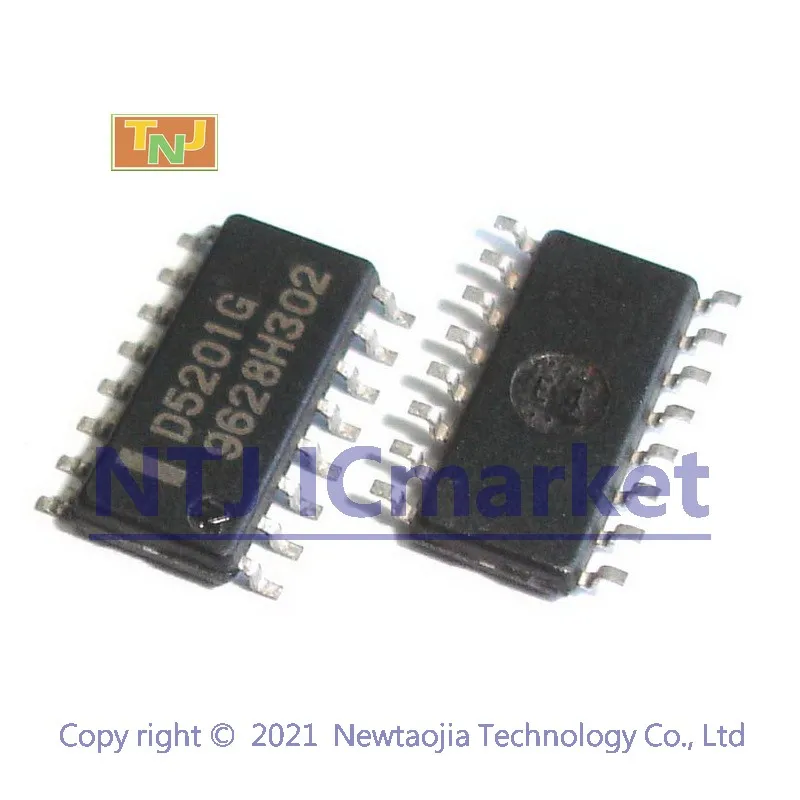 5 шт. UPD5201G лапками углублением SOP-16 D5201G UPD5201 C-MOS QUAD SPST аналоговый переключатель IC
