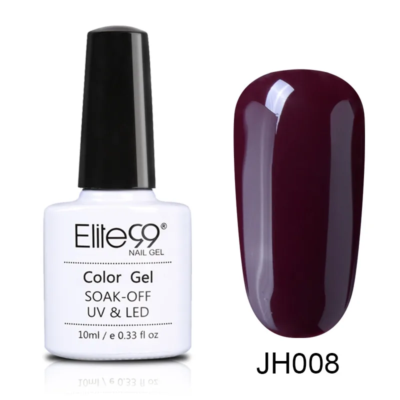 JH008 Elite99 лак для ногтей винно-Красного цвета серия Гель лак для ногтей отмачиваемый матовый эффект УФ гель Гибридный лак Полупостоянный маникюр - Цвет: JH008