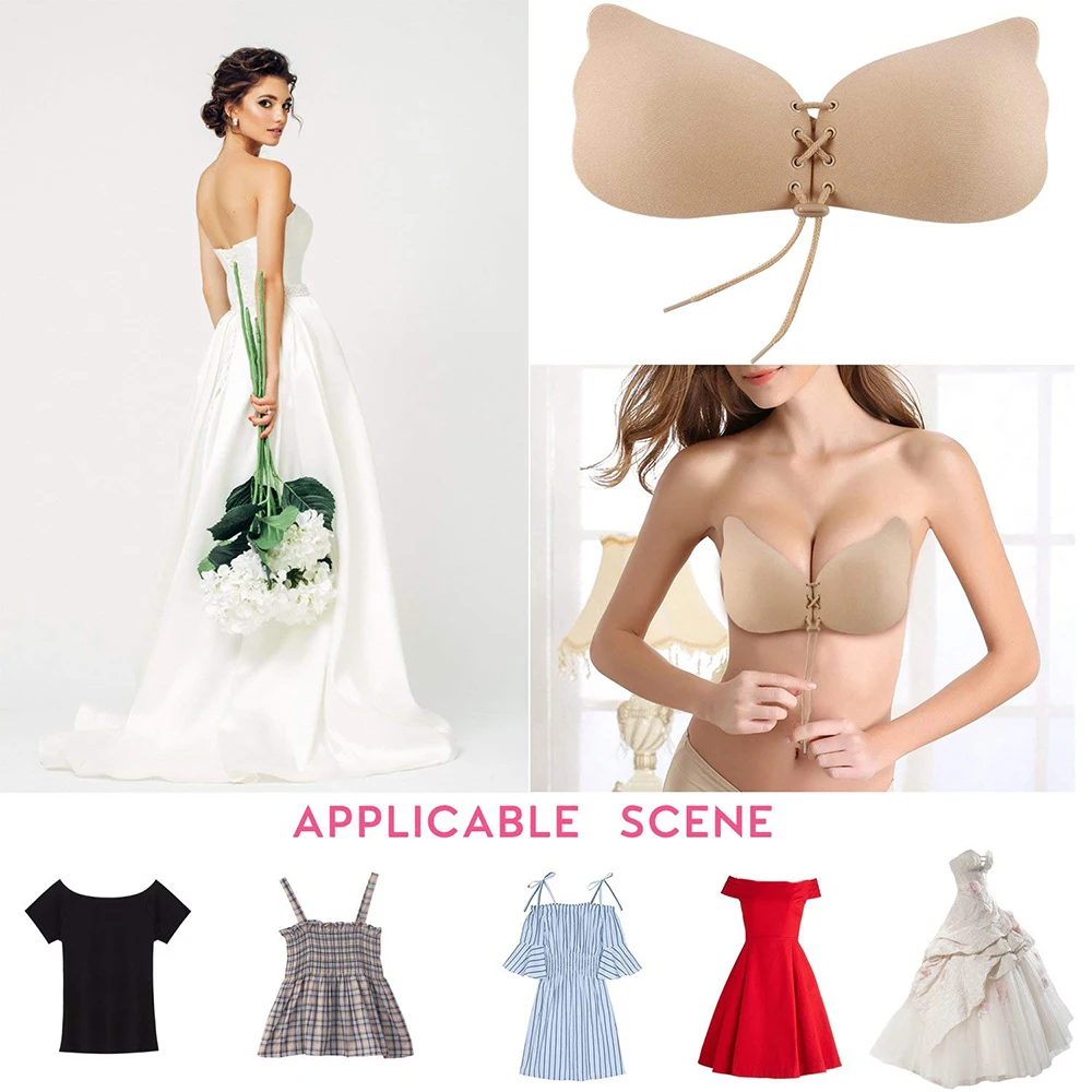 Jomago бюстгальтер без бретелек женский невидимый невидимка Плюс Размер пуш ап