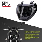 KEMiMOTO для YAMAHA MT07 2017 2018 2019 MT07 MT09 светодиодная фара MT09 FZ09 2014 2015 мотоциклетная фара DRL 2016 Вт