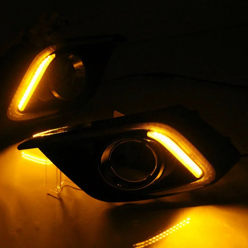 Автомобильный стайлинг дневной светильник для Mazda 3 Axela 2013 2014 2015 Габаритные огни