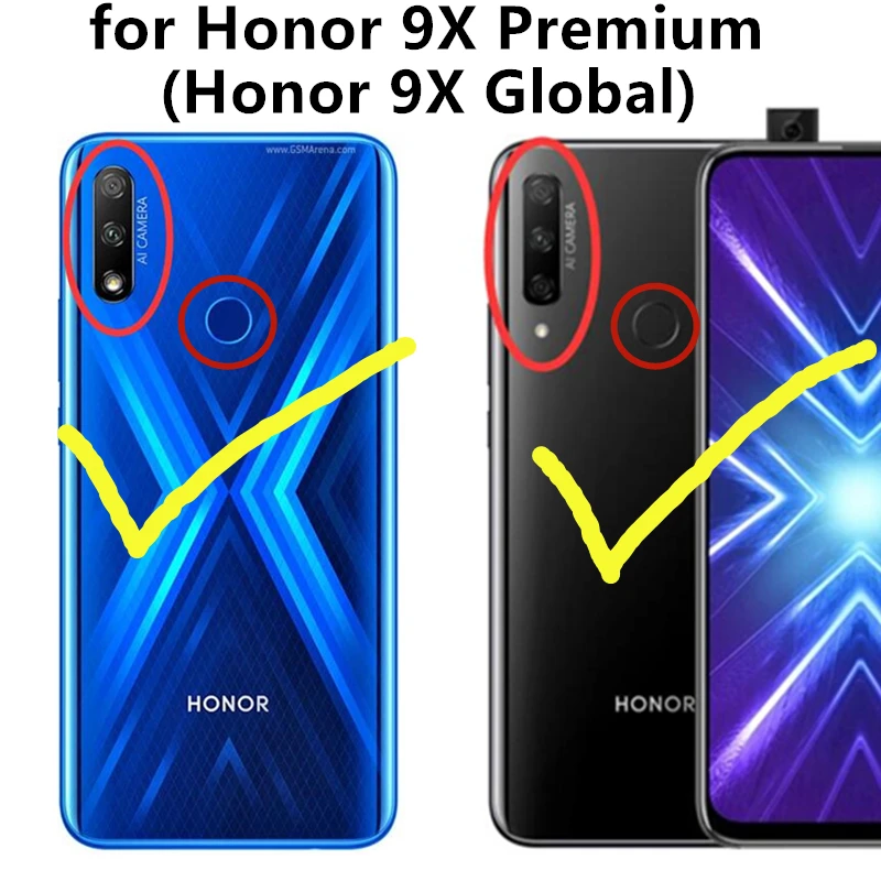 Флип-чехол из искусственной кожи с кошельком для Huawei Honor 9X Premium Global задней