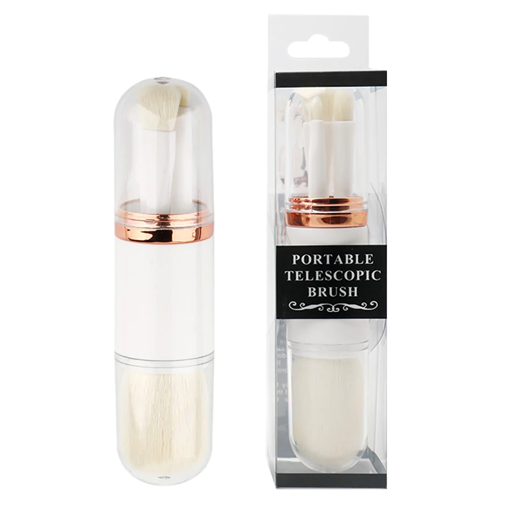 4 в 1 выдвижная Двусторонняя кисть для пудры|Аппликатор теней век| |