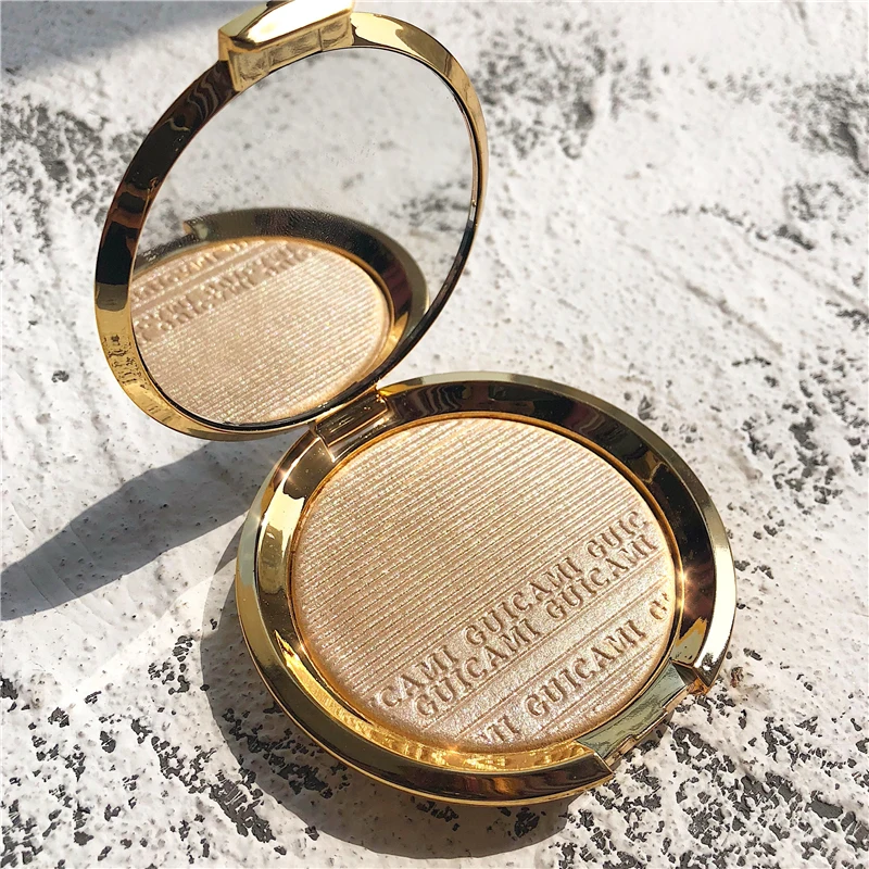 

Highlighter Palette Face Body Illuminator Shimmer Glitter Contouring Highlighter Makeup Pearl White Golden Silver Color