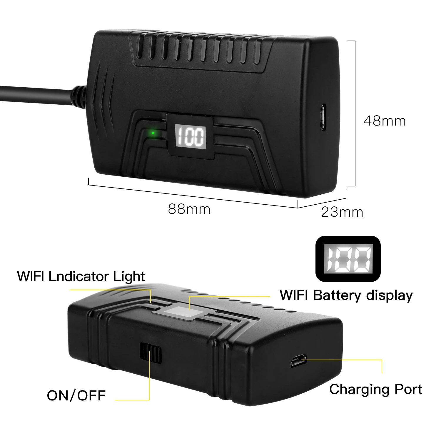 HD1080p беспроводной wifi эндоскоп камера бороскоп для Iphone Android IOS Мини