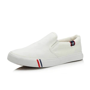 Кроссовки мужские на платформе, Вулканизированная подошва, дышащие, однотонные, для студентов, Стиль Английский, белые, 2020