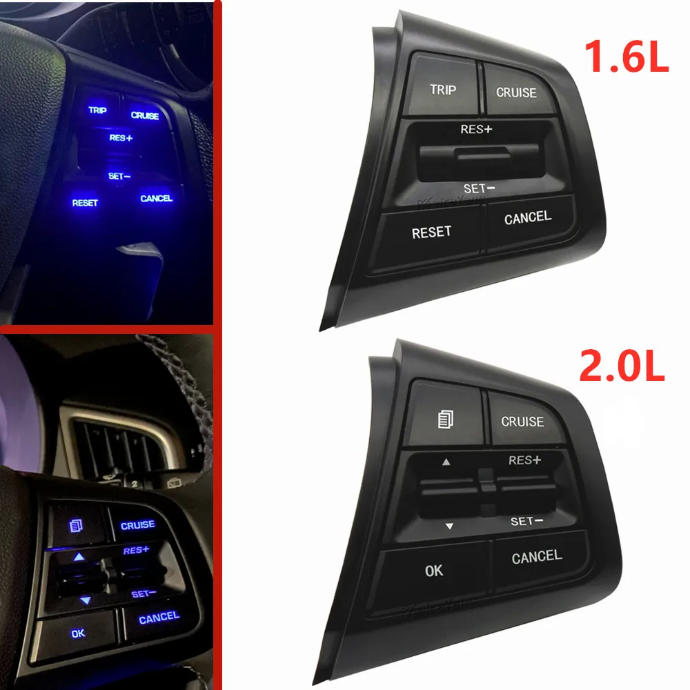 1.6L/2.0L Right Side Cruise Control Buttons Remote Control Steering Wheel Button Switch For Hyundai Creta Ix25