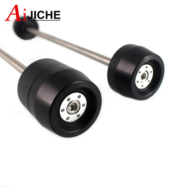 

For DUCATI MONSTER 696 795 Monster696 Monster795 Motorcycle Accessories Front & Rear Axle Fork Crash Sliders Wheel Protector