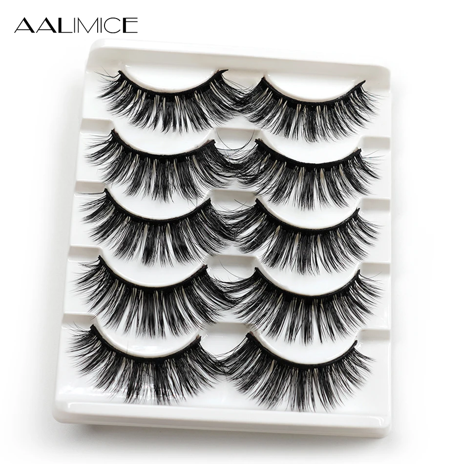 5 пар норковые ресницы оптом 3D накладные толстые длинные драматические тонкие