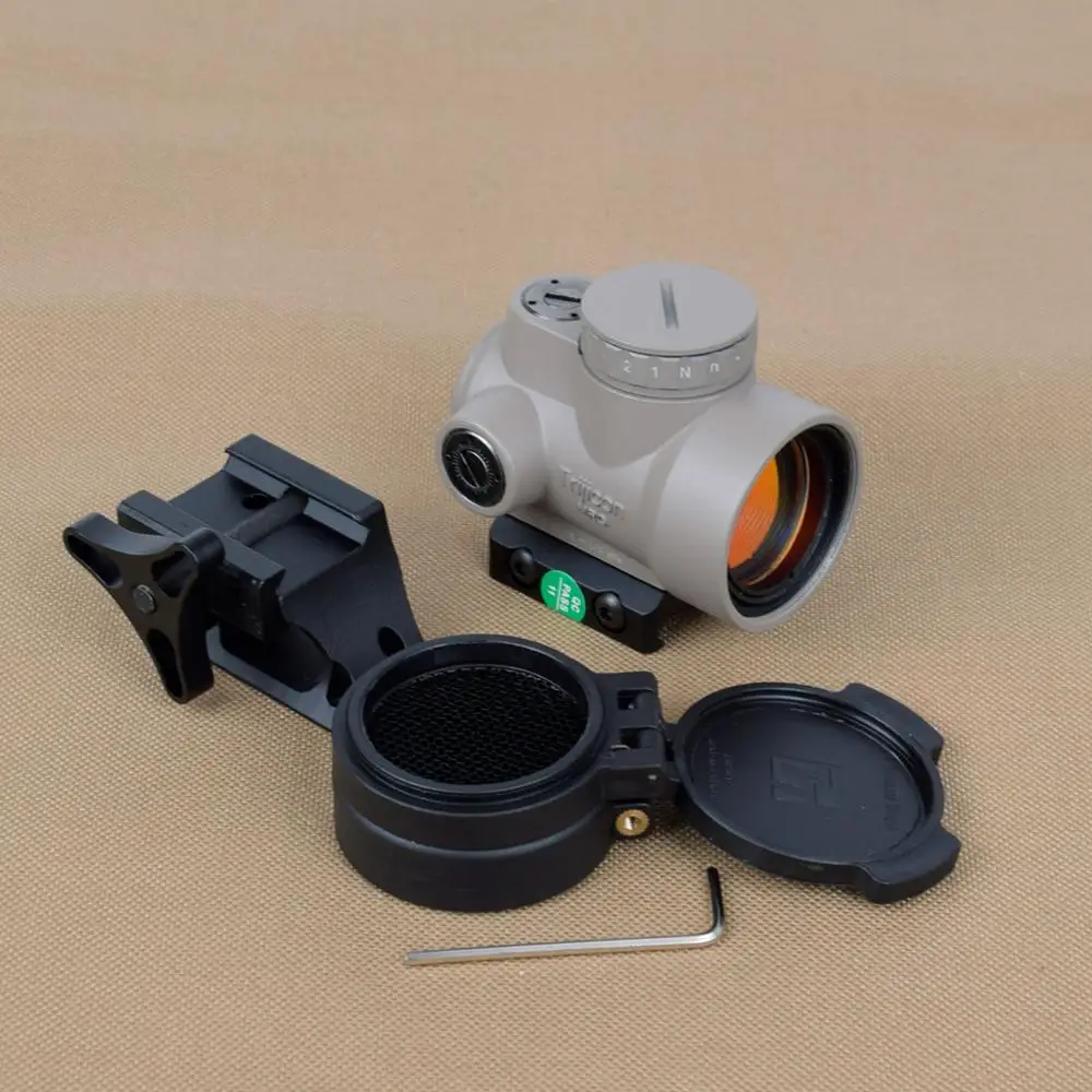 

Tactical CNC Aluminum Optics Trijicon MRO Style Red Dot Sight Riflescope with Low Mount High Mount Base Hunting Scope Sight