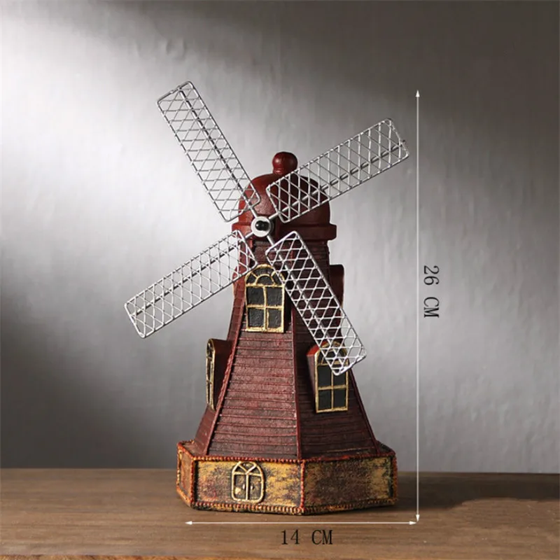 Винтажная полимерная мельница коробка для денег креативная голландская копилка