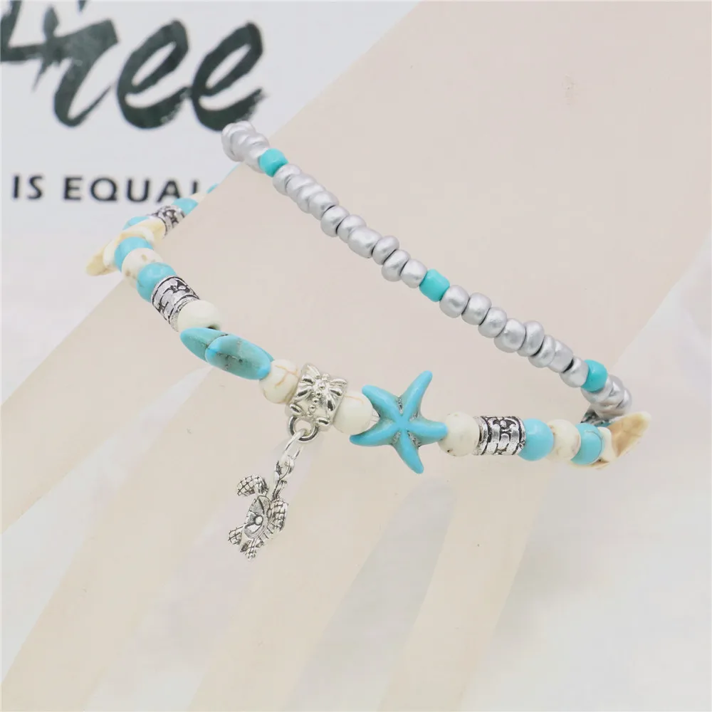 Браслет-цепочка с подвеской в виде черепахи 7 5 дюйма | Украшения и аксессуары