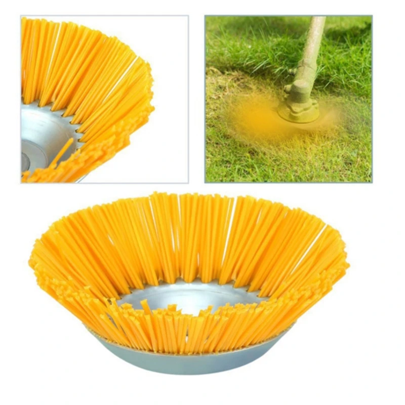 

8 Inch Grass Trimmer Head Nylon Wire Trimming Head Rusting Brush Cutter Nylon Wire Weeding Head for Lawn Mower