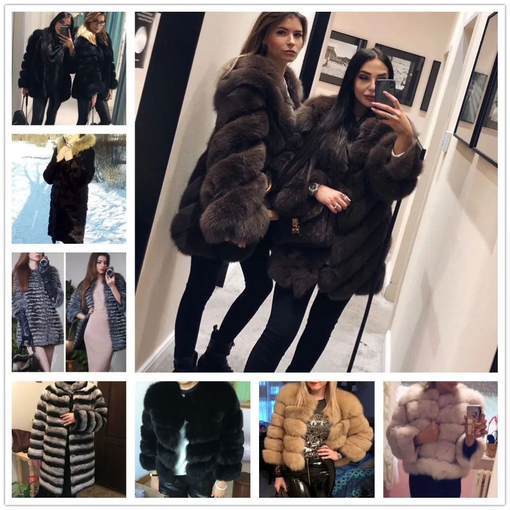 YZ. FURTURE, натуральный Лисий мех, утолщенный роскошный, Новое поступление, натуральный Лисий мех, длинные пальто для женщин, большой Лисий мех, пальто для дам, мода