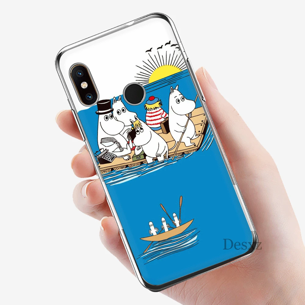 Мобильный телефон чехол для Xiaomi mi 6 8 A2 Lite A1 5X 6X F1 9 9SE SE MAX 3 A3 CC9 CC9E 9T Mix 2S moomin cartoon hippo |