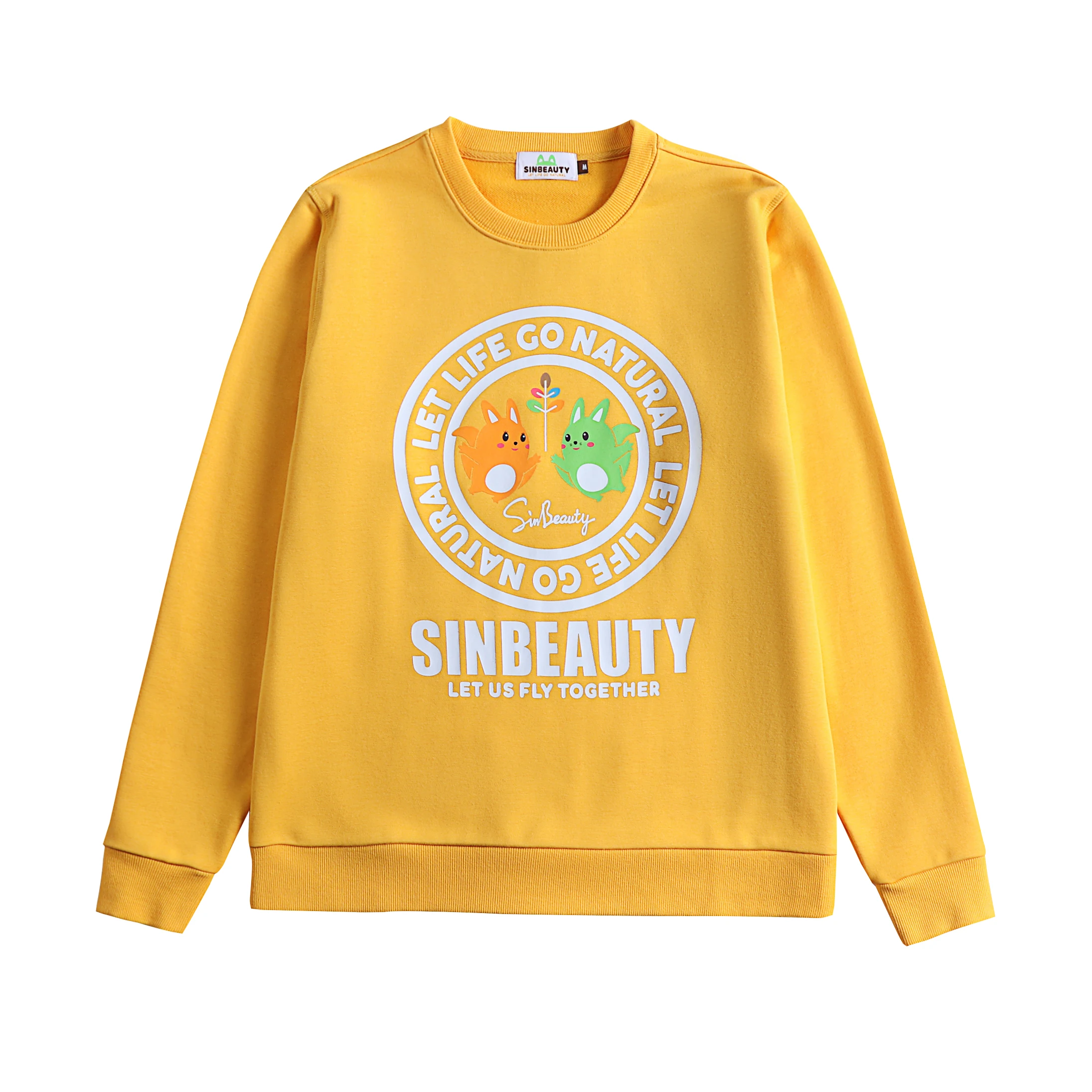 

Sinbeauty New 2021 Autumn Winter Top Women's Sweater Round Neck Print Fashion Jumper Long Sleeve Pullover Female Clothing