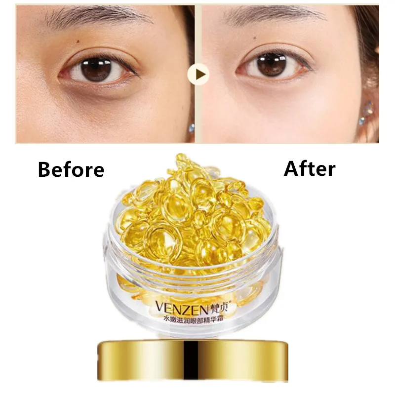 Увлажняющая сыворотка для глаз с экстрактом дрожжей витамина Е Бережный Уход за