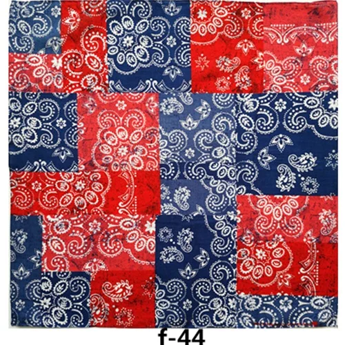 100% хлопок фиолетовый розовый панк головной убор Хип-хоп платок банданы