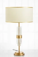 bedroom bedside table lamp modern light luxury table lamp living room model room apartment ornamental glass table lamp