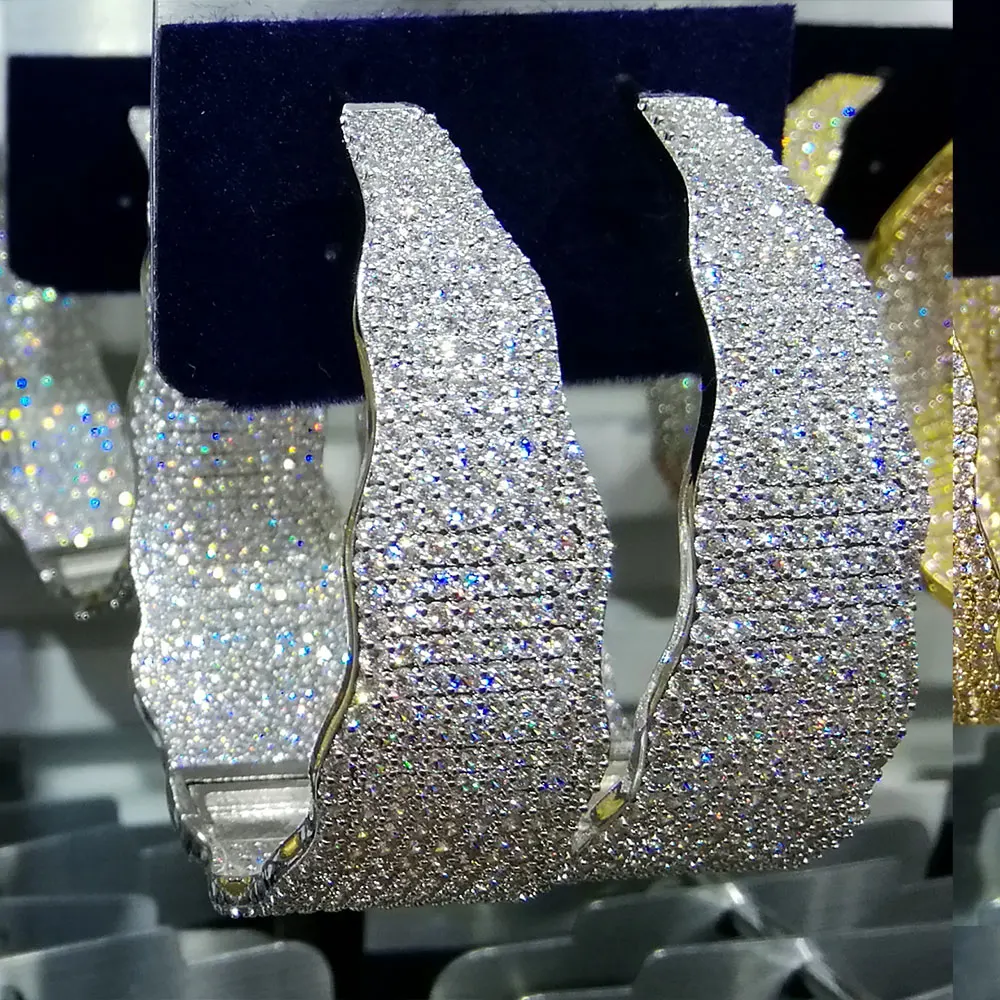 Missvikki африканские Дубай панк стиль широкий обруч серьги ювелирные изделия