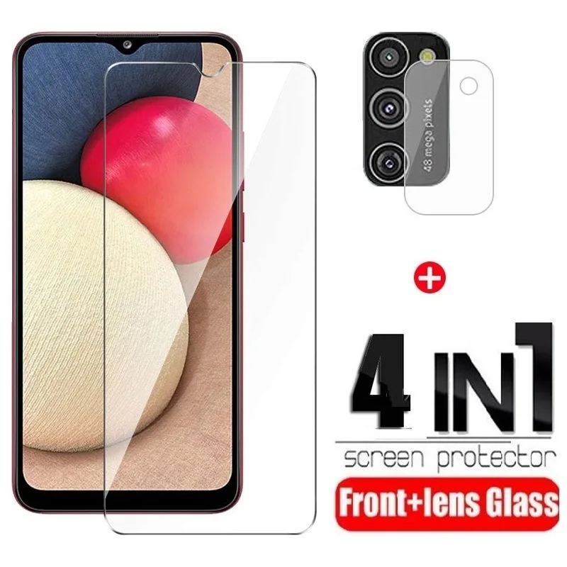 Защитное стекло 4 в 1 для Samsung Galaxy A02S, Samsung A02S, M21, A12, A21S, A31, A41, A51, A71, A02S