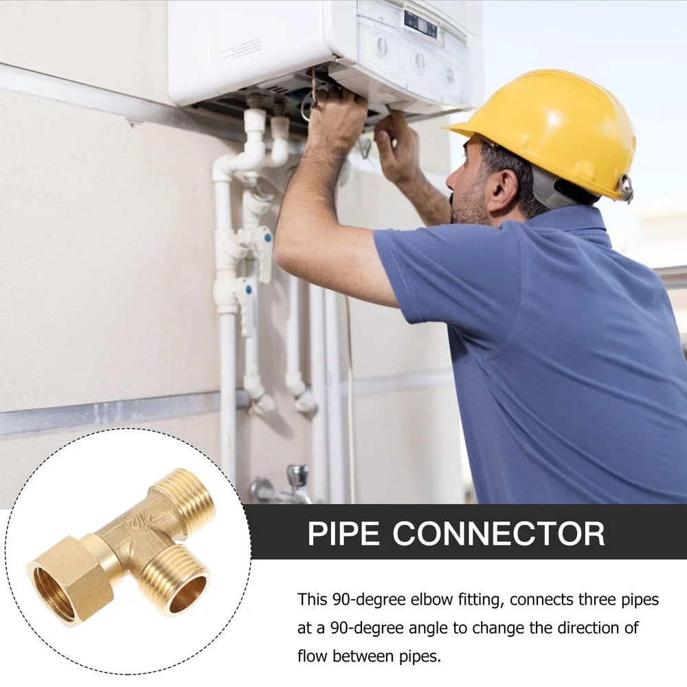 

2pcs 90 Degree Street Elbow Copper Forged Water Hose Fitting Accessories