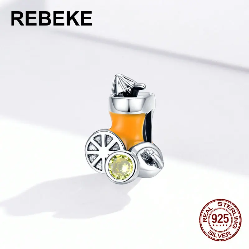 Лето 2020 очаровательные эмалированные бусины с соком 100% Стерлинговое Серебро 925