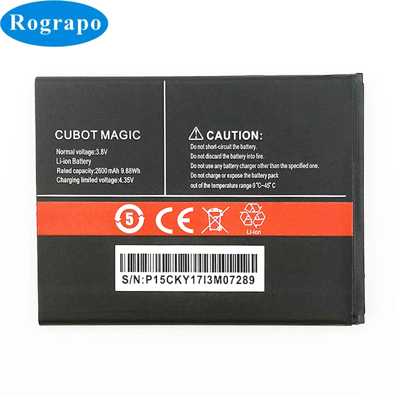 Полностью новый аккумулятор емкостью 2600 мАч для смартфона Cubot Magic|Аккумуляторы