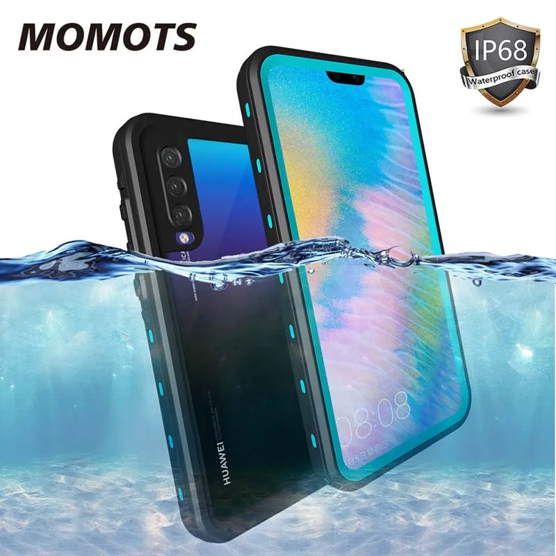 MOMOTS IP68 водонепроницаемый чехол для Huawei P20 Pro Lite противоударный P30 Прозрачный