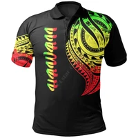 hawaii polo shirt hawaii tatau reggae patterns 3d printed polo shirt men for women short sleeve summer t shirt