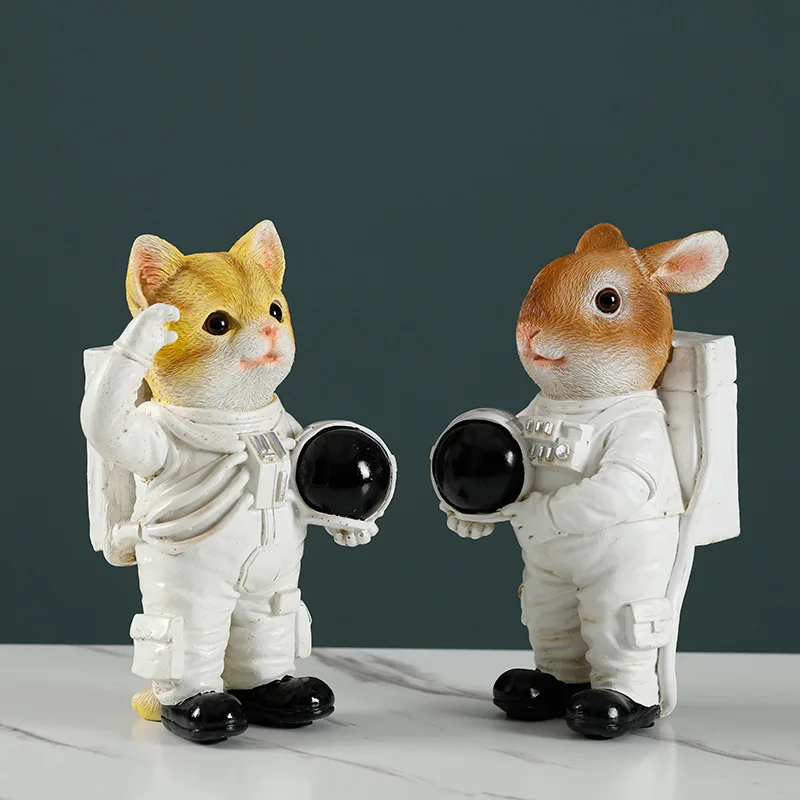 

Home Decoration Accessories, Resin Astronaut Crafts Small Ornaments, Wine Cabinet Children's Room Modern Style Home Decor