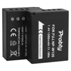 Probty 2 шт. NP-W126 NP W126 NPW126 аккумуляторная батарея для Fuji HS50 HS35 HS33 HS30EXR XA1 XE1 X-E2 XM1 X-Pro1 камера