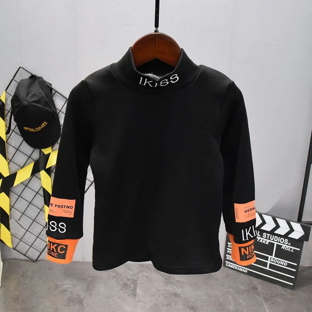 Winter Boys Clothes Sets Kids Space Down Jacket + Plus Velvet T-Shirts Thick Jeans 3Pcs/Sets Children Sports Suits 2-6Year | Детская