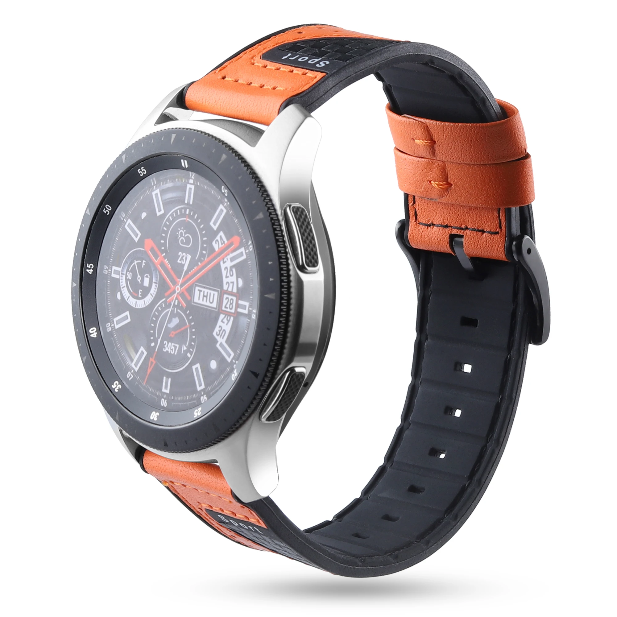 Резиновый ремешок для часов 22 мм Samsung Galaxy 46 мм/Gear S3 Frontier карбоновый силиконовый