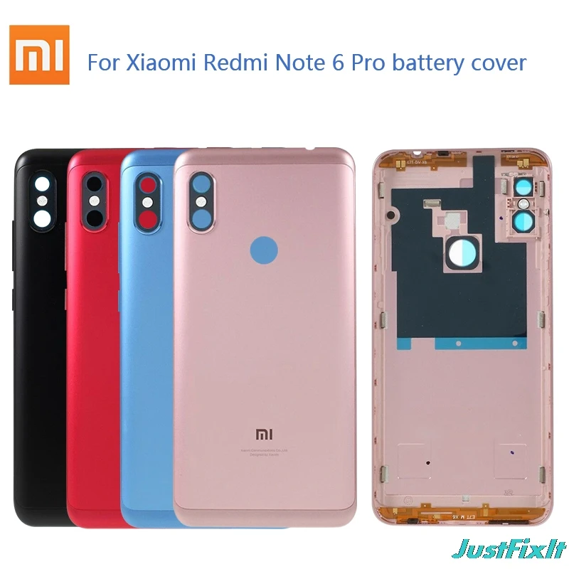 Оригинальный чехол для Xiaomi Redmi Note 6 Pro задняя крышка батарейного отсека запасные