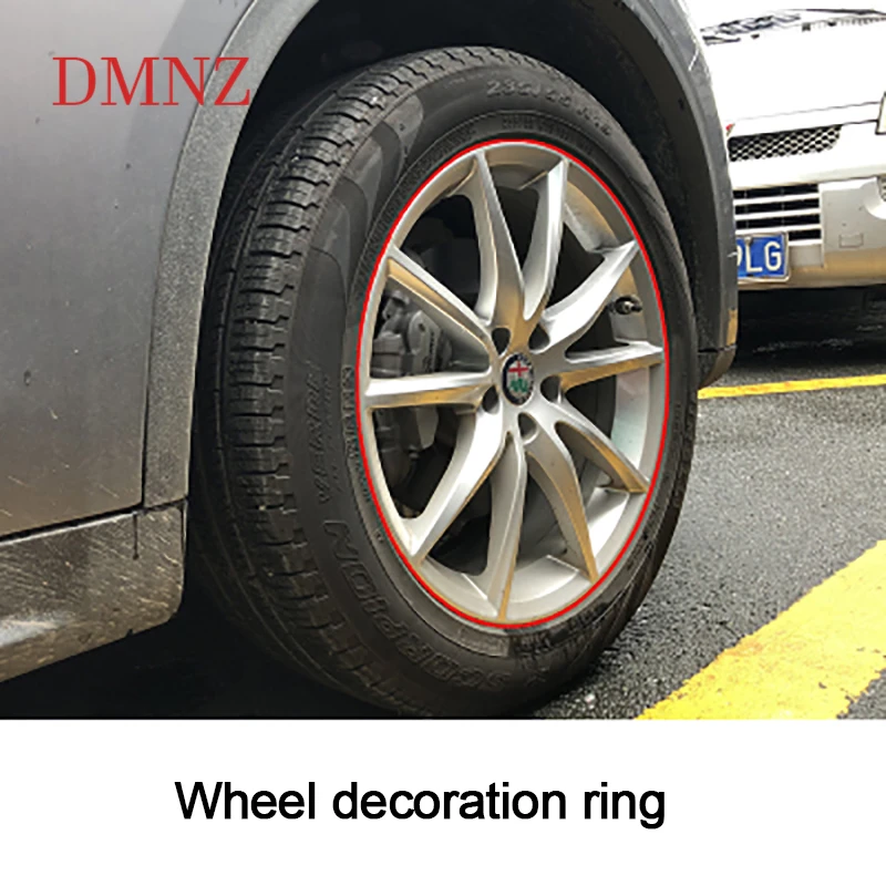 

Car Wheel hub decoration strip wheel protection ring rubbing strip For Alfa Romeo Giulia Stelvio Modification