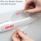 8 шт. Защитная Наклейка на дверную ручку автомобиля, пленка против царапин для GMC Savana Graphyte Yukon Alpha Granite Hummer Ev Land Jimmy