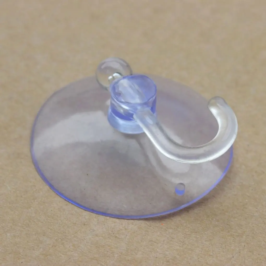 

10Pcs Bathroom Kitchen Wall Transparent Strong Suction Cup Hook Ring Hangers Vacuum Sucker Clear Sucker