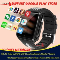 smart 4g gps kids student bluetooth music camera wristwatch whatsapp video call monitor tracker location android phone watch