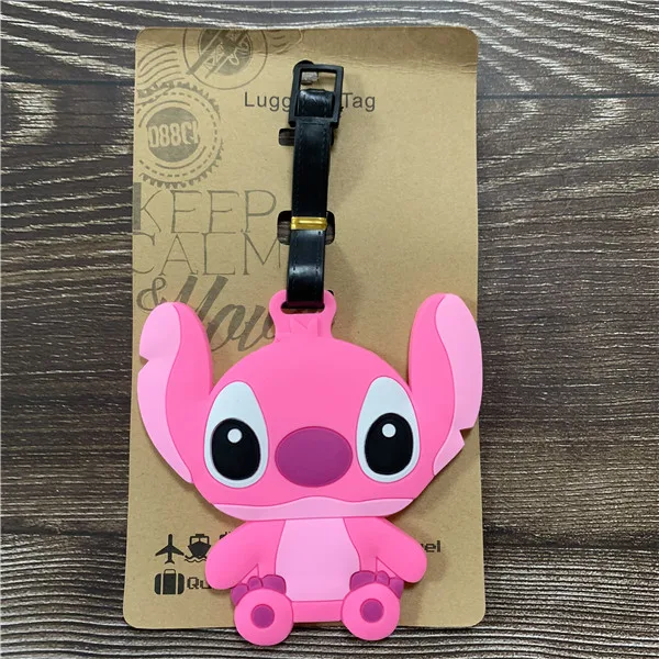 see chart IVYYE Stitch Eeyore аниме аксессуары для путешествий багажная бирка на чемодан ID адрес портативный держатель тегов багажная этикетка Новинка - Цвет: see chart