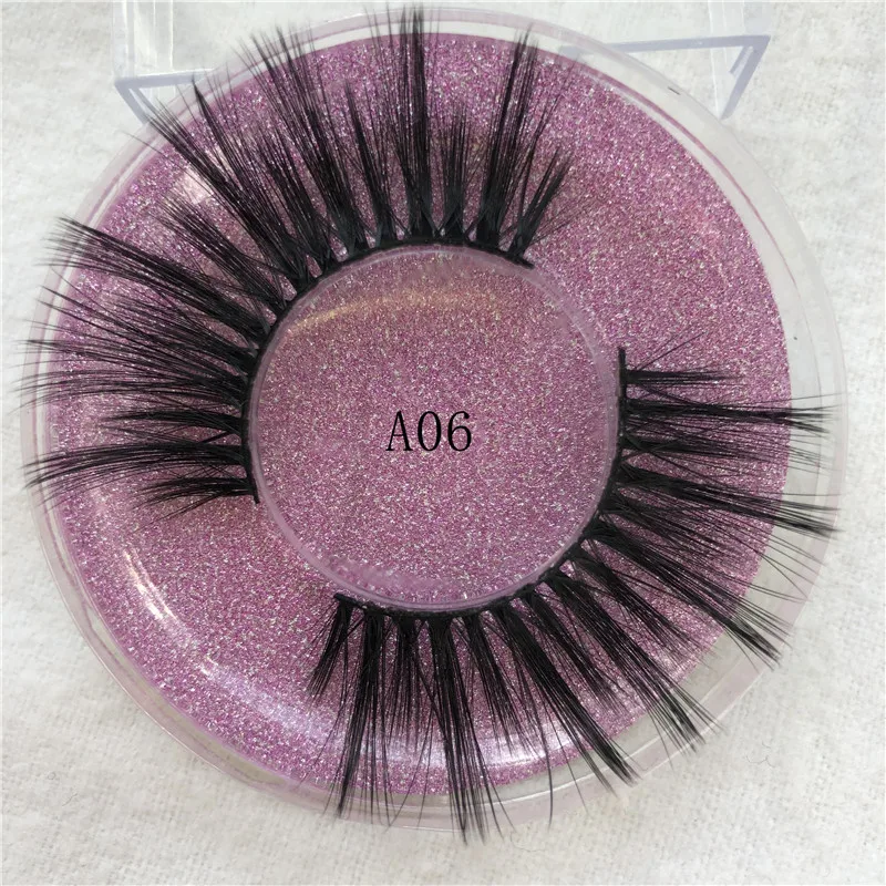 

Handmade 3d mink lashes short False Eyelashes Crissross Messy Dense Natural Eye Lashes Stage Makeup False Eyelashes