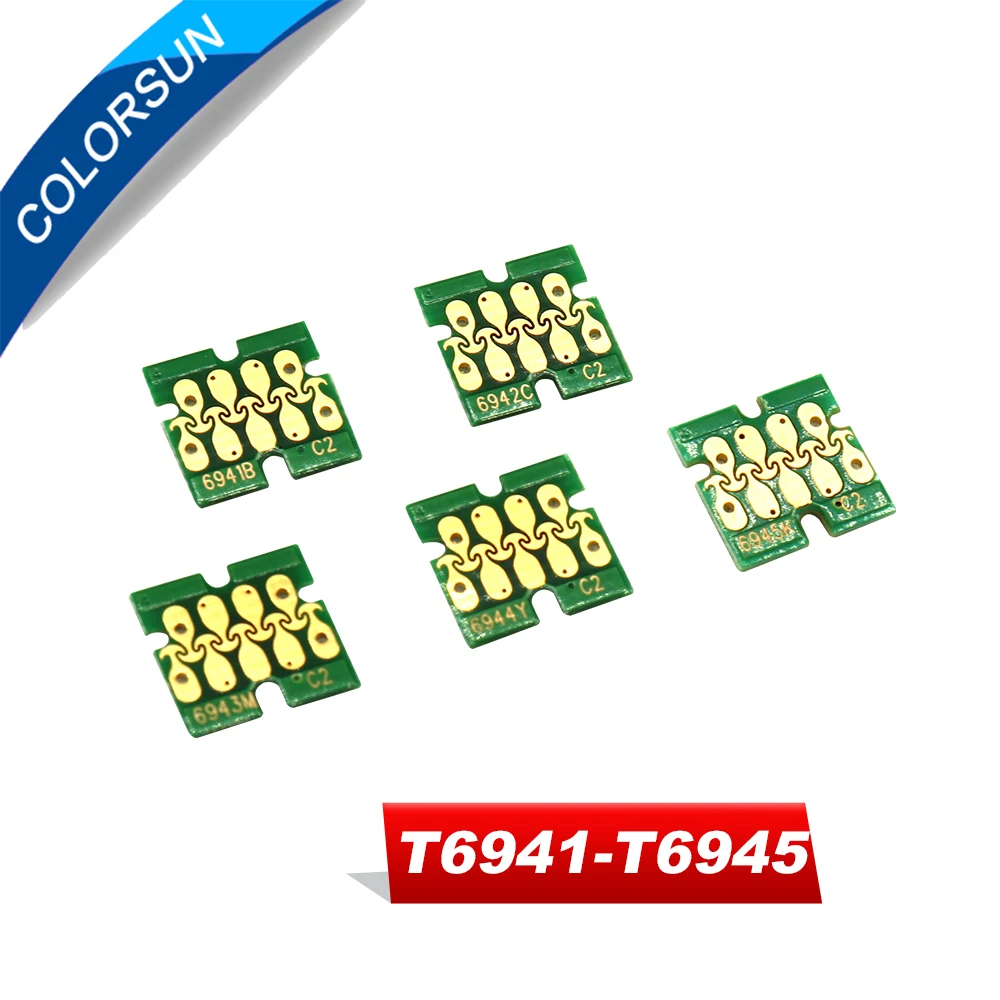 Upgrade T6941-T6945 T6941 Cartridge Chip For Epson SureColor T3000 T3070 T5070 T7070 T3200 T5200 T7200 T3270 T5270 T7270 Printer
