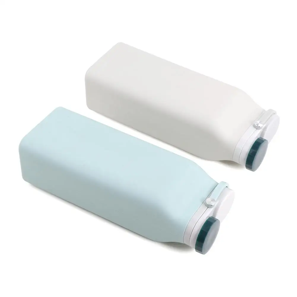 600 мл портативная бутылка для молока с крышкой складная питьевой воды большая